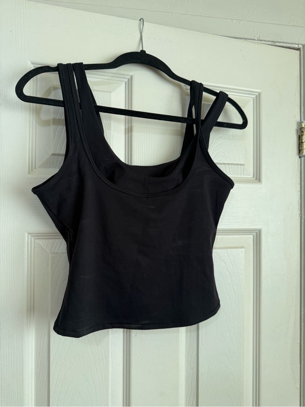 SKIMS Black Double-Strap Tank Top